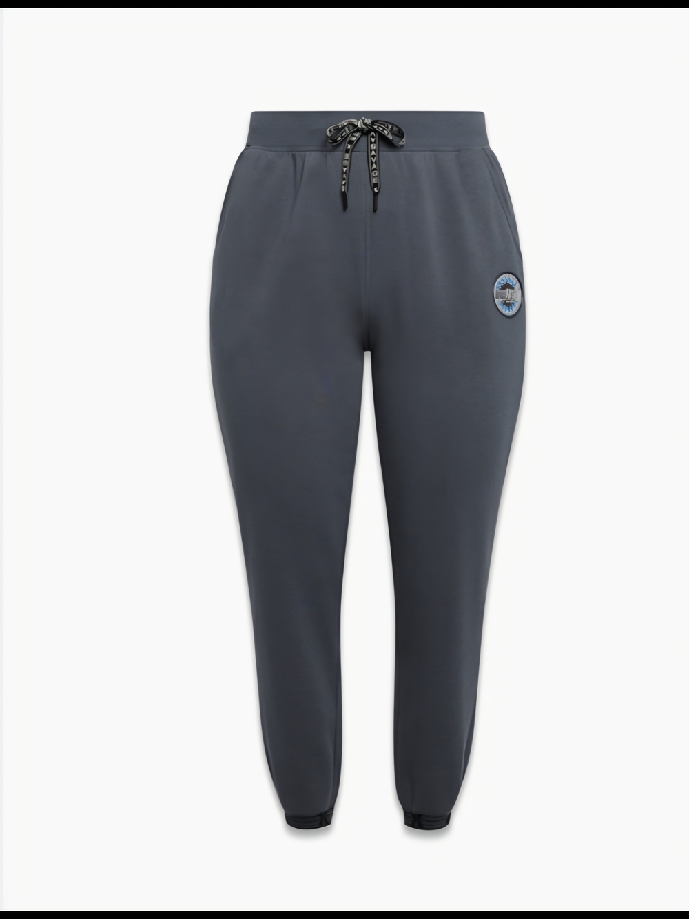 Savage X Fenty Essential Holographic Logo-Trim Sweatpant